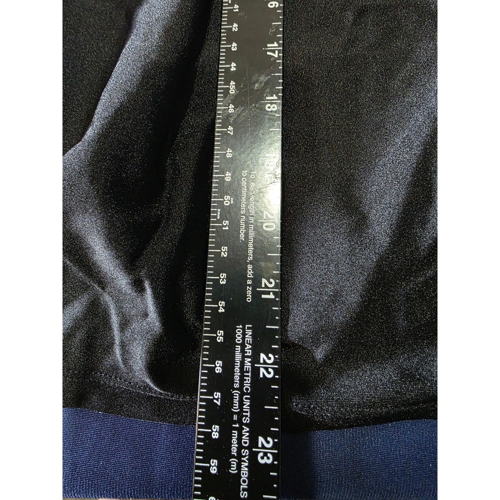 Marilyn Monroe Black 1x Halter One‎ Piece Swimsuit Gold Chain Ruched Swim Dress - Picture 4 of 13